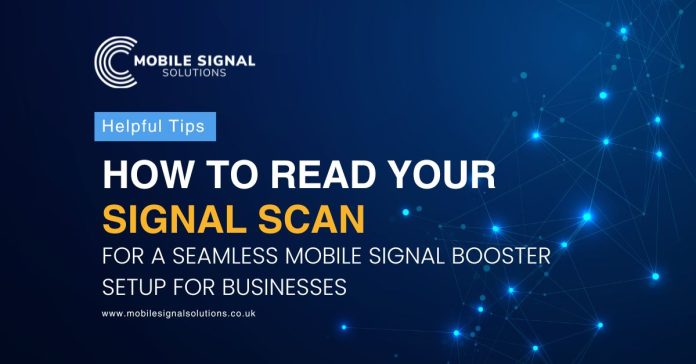 How to read a signal scan blog