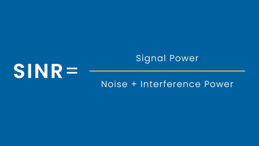 SINR formula- a key indicator of wiredscore signal quality